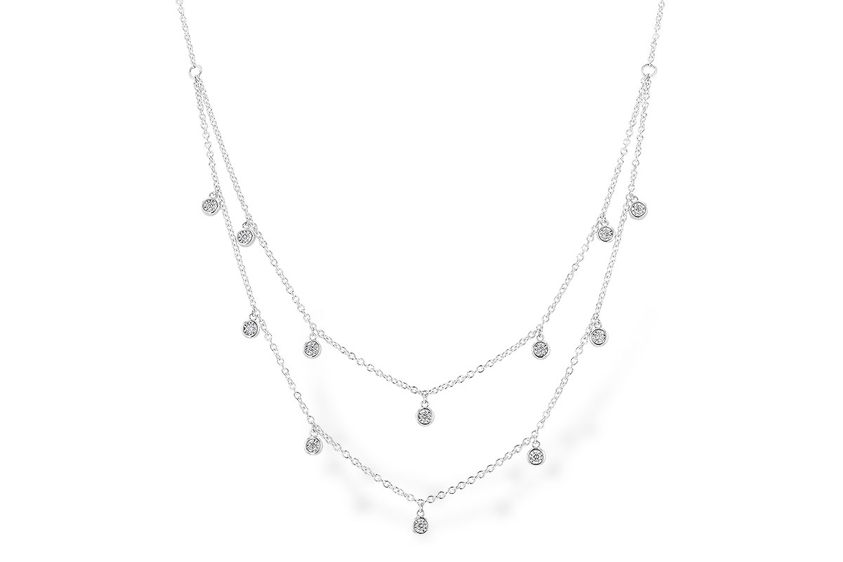A292-65255: NECKLACE .22 TW (18 INCHES)