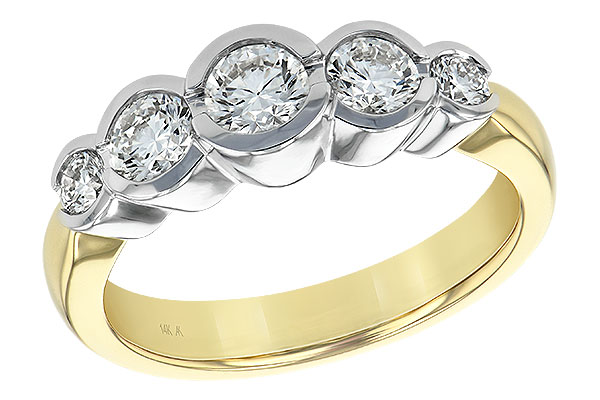 H111-78854: LDS WED RING 1.00 TW