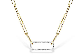 A292-64355: NECKLACE .50 TW (17 INCHES)