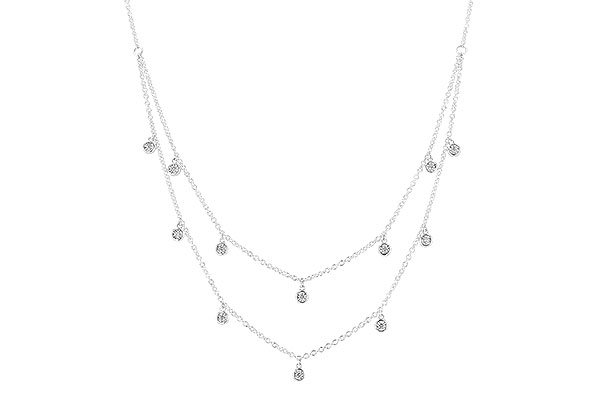 A292-65255: NECKLACE .22 TW (18 INCHES)