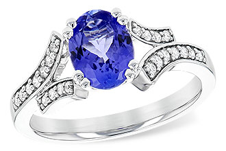 C209-07082: LDS RG 1.15 TANZANITE 1.30 TGW