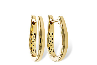 C293-60700: GOLD EARRINGS (15MM)
