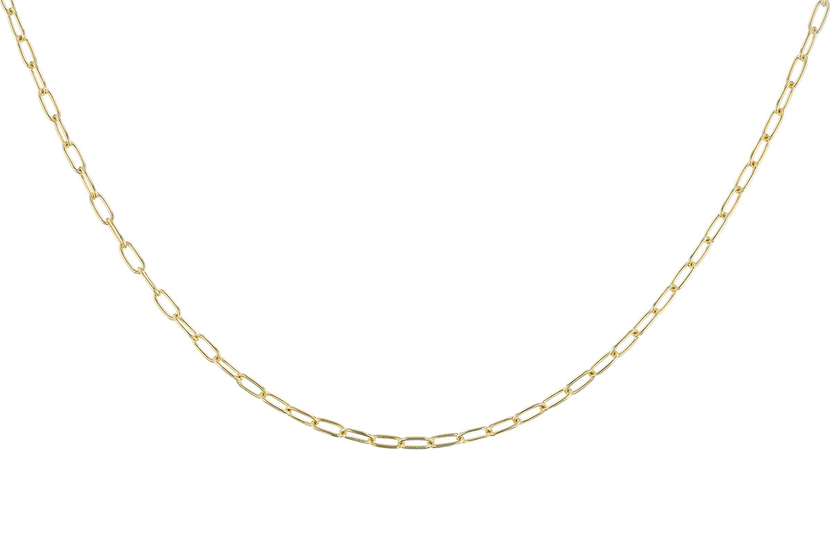 D292-69800: PAPERCLIP SM (22IN, 2.40MM, 14KT, LOBSTER CLASP)