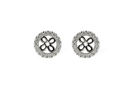 E206-31555: EARRING JACKETS .24 TW (FOR 0.75-1.00 CT TW STUDS)