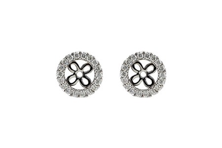 E206-31555: EARRING JACKETS .24 TW (FOR 0.75-1.00 CT TW STUDS)