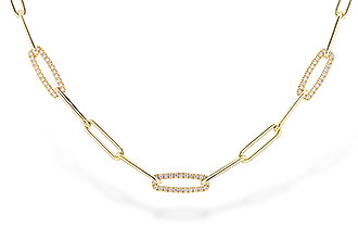 E292-64355: NECKLACE .75 TW (17 INCHES)