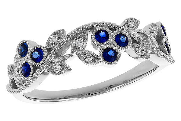 E293-63364: LDS WED RG .23 SAPPHIRE .29 TGW