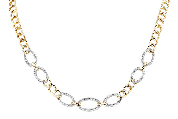H292-66127: NECKLACE 1.12 TW (17")(INCLUDES BAR LINKS)