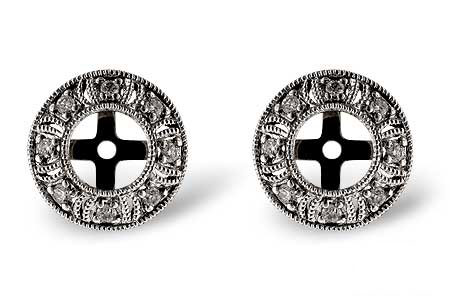 L019-08827: EARRING JACKETS .12 TW (FOR 0.50-1.00 CT TW STUDS)