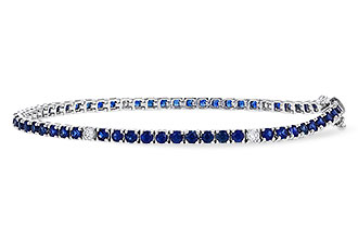 L293-56154: BRACELET 3.27 TW SAPP 3.52 TGW (7")