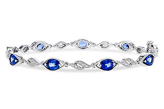 L293-57081: BRACELET 4.02 SAPPHIRE 4.26 TGW (7")
